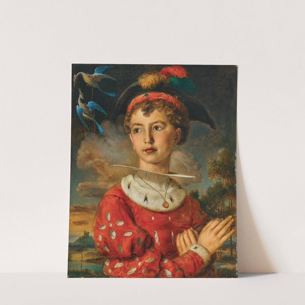 Portrait of His Son Moritz as a Page Boy (c. 1877) by Johann Baptist Reiter