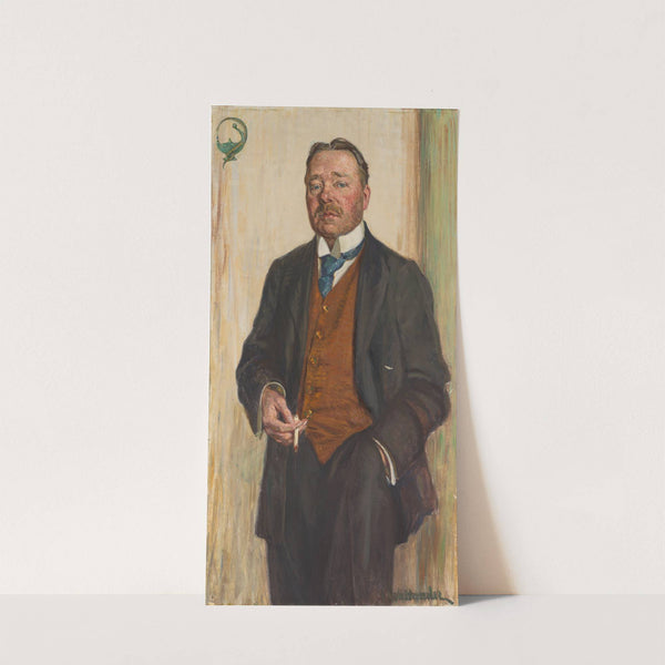Portrait of Hjalmar Söderberg by Gerda Wallander