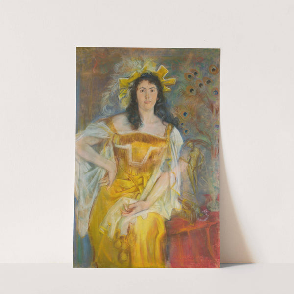 Portrait of Honorata Leszczyńska as Katherine in “The Taming of the Shrew” (1894) by Stanisław Wyspiański