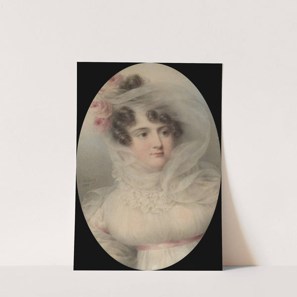 Portrait of Hortense de Perregaux, Duchess of Ragusa (1818) by Jean-Baptiste Isabey