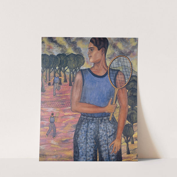 Portrait Of Hugo Tilghman (The Tennis Player) by Abraham Ángel