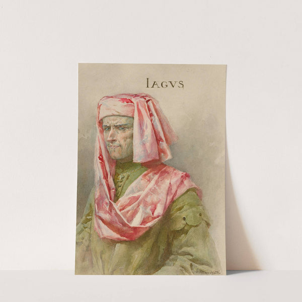 Portrait of Iago, ‘Good-night, Honest Iago’ by Ludovico Marchetti