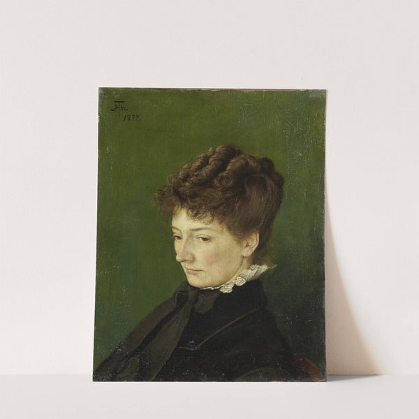 Portrait of Ida Müller, née Scholderer (1877) by Hans Thoma