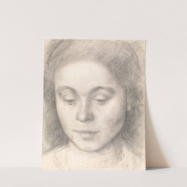 Portrait of Ida, the Artist’s Wife (1898) by Vilhelm Hammershøi