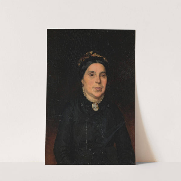 Portrait of Ignaz Deutsch’s Wife (1886) by Ludwig Deutsch