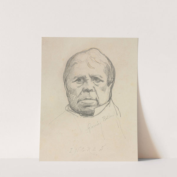 Portrait of Ingres by Albert-Ernest Carrier-Belleuse