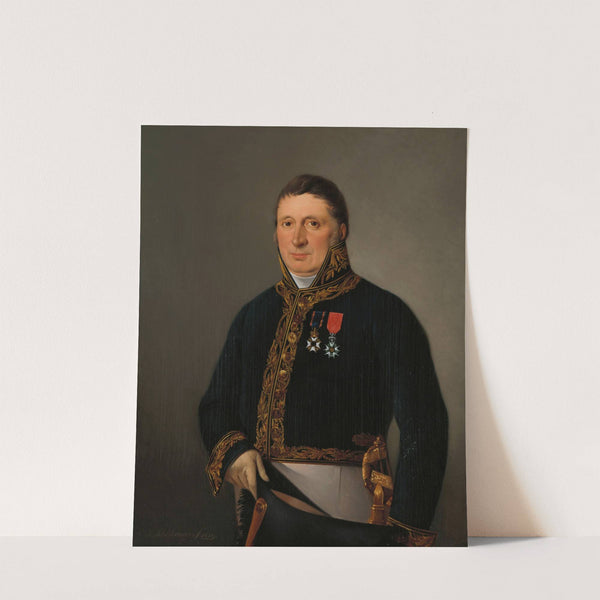 Portrait of Inspector-General A.F. Goudriaan by Izaak Schouman