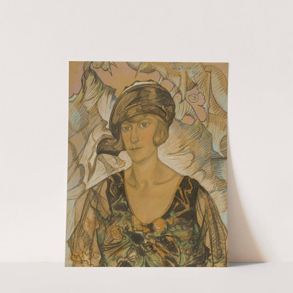 Portrait of Irena Szarota (1924) by Stanisław Ignacy Witkiewicz