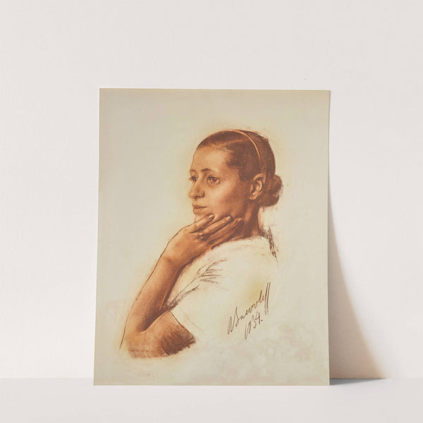 Portrait of Irene Andreeva (1934) by Alexandre Jacovleff