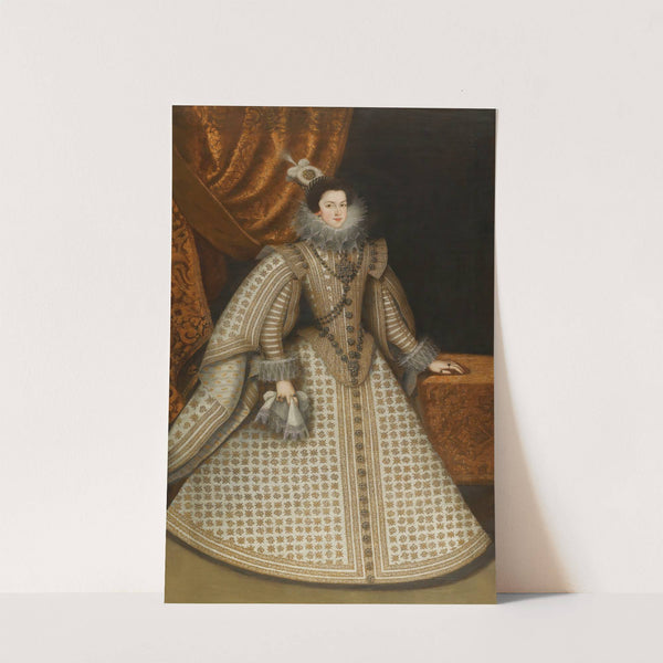 Portrait Of Isabel De Borbón (1602 - 1644) by Rodrigo de Villandrando