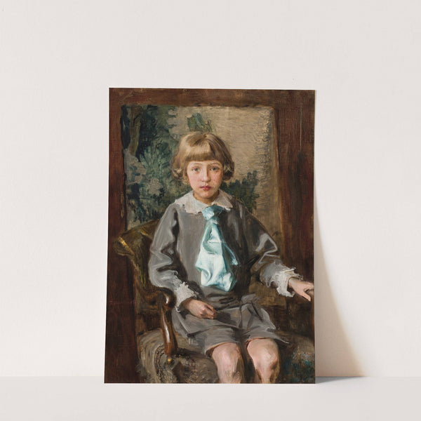 Portrait of Iwo Łomiński as a Child by Teodor Axentowicz