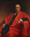 Portrait of J. P. Morgan, Jr. (1867-1943) in a Cambridge Robe