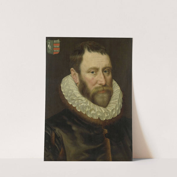 Portrait of Jacob Bas Claesz (1536-1589) by Adriaen Thomasz. Key