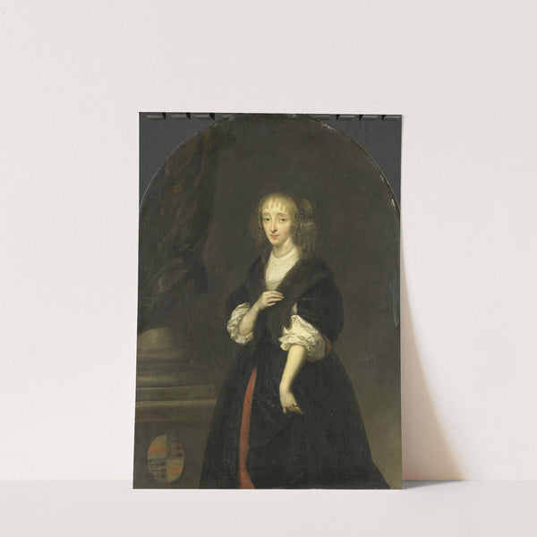 Portrait of Jacoba Bicker (1640-95), wife of Pieter de Graeff by Caspar Netscher