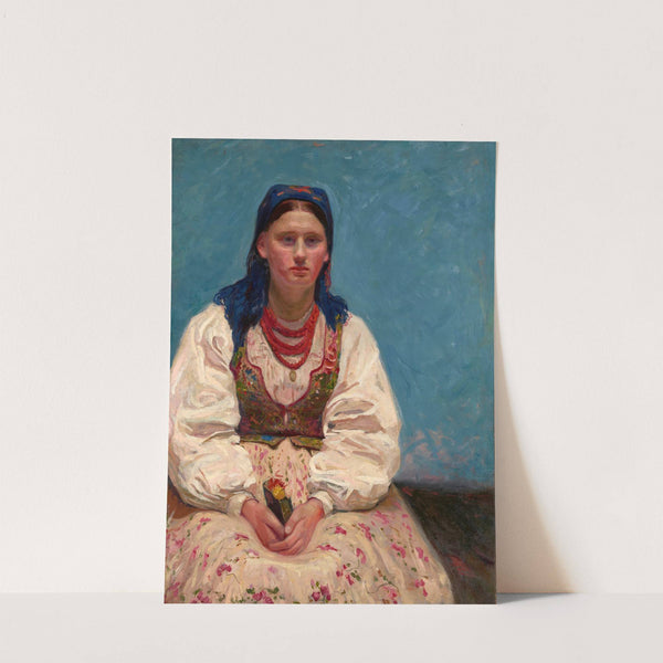 Portrait of Jadwiga Mikołajczykina by Stanisław Kamocki