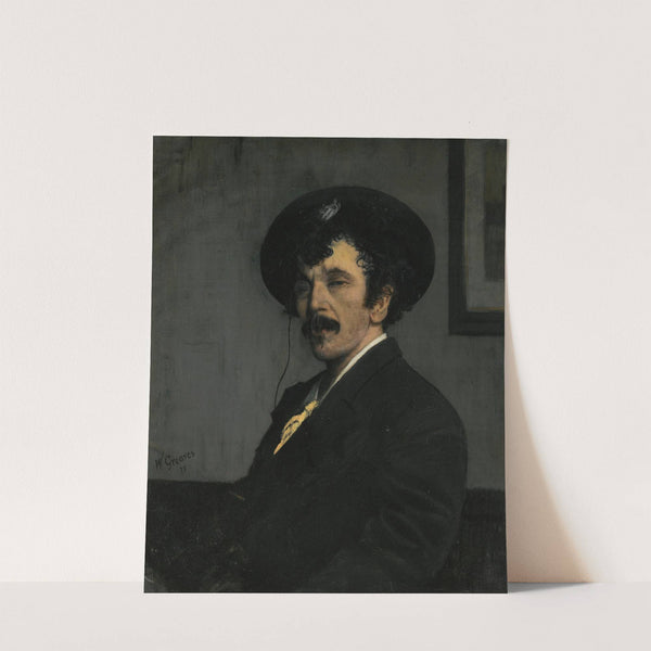 Portrait Of James Abbott Mcneill Whistler by Walter Greaves