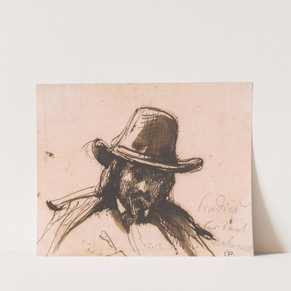 Portrait of James Pradier (1792-1852) by Paul Delaroche