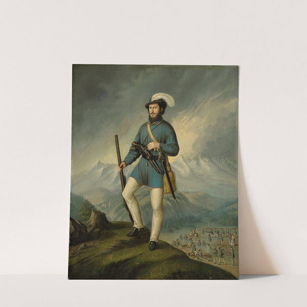 Portrait of Ján Francisci as Captain of the Slovak Volunteers (1849–1850) by Peter Michal Bohúň