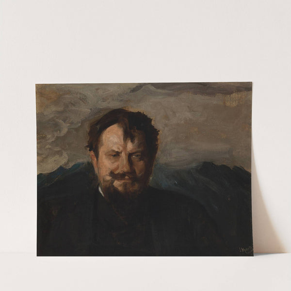 Portrait of Jan Kasprowicz by Leon Wyczółkowski