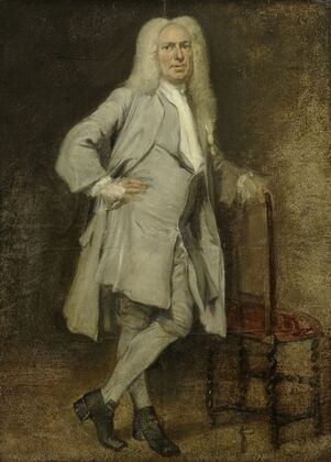 Portrait of Jan Lepeltak, Timber Merchant in Amsterdam, Regent of the Aalmoezeniersweeshuis Orphanage (1728 - 1729)
