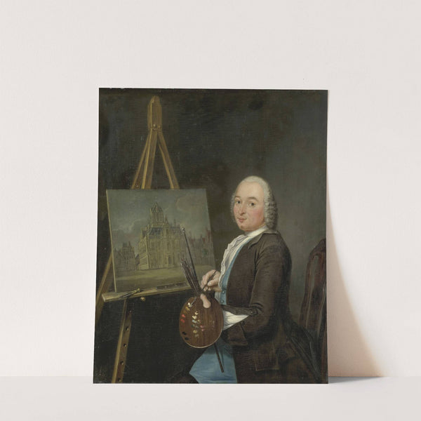 Portrait of Jan ten Compe, Painter and Art Dealer in Amsterdam by Tibout Regters