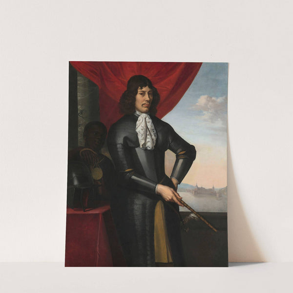 Portrait of Jan Valckenburgh and an Enslaved Servant by Daniel Vertangen