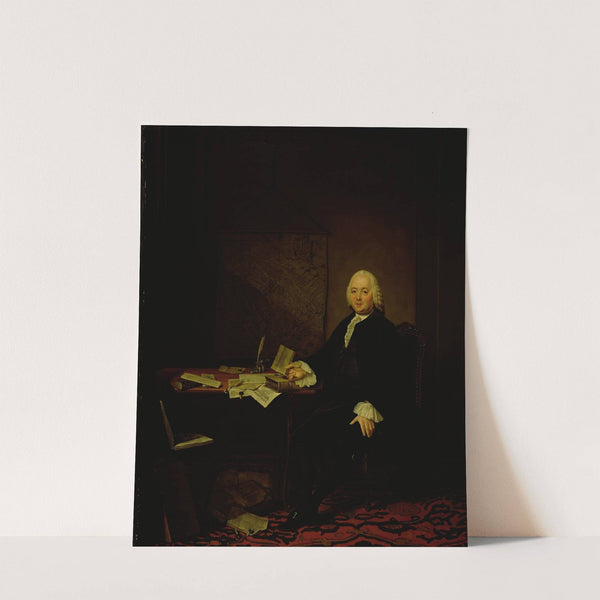 Portrait of Jan Wagenaar, City Historian of Amsterdam by Tibout Regters