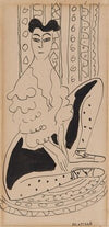 Portrait of Janet Braguin in the style of Henri Matisse