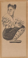 Portrait of Janet Braguin in the style of Jean Charlot