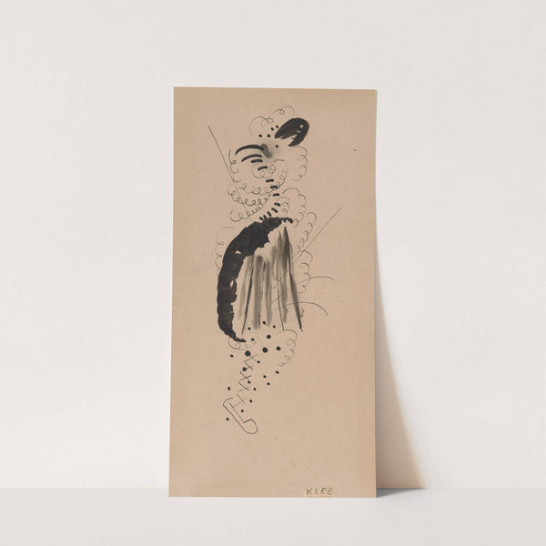 Portrait of Janet Braguin in the style of Paul Klee by William James Glackens