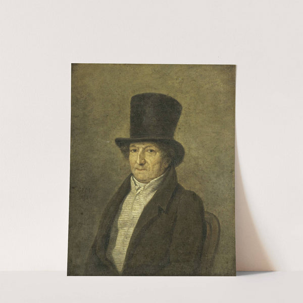 Portrait of Jean Bernard, Art Collector and Painter in Amsterdam by Gerrit Jan Michaëlis