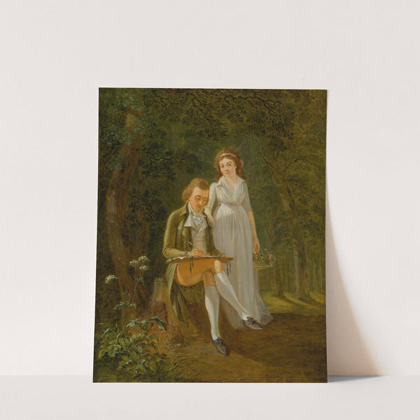 Portrait Of Jean Frédéric D’ostervald (1773-1850) And His Wife, Rose-Marie Alexandrine D’ivernois (1797) by Franz Niklaus König