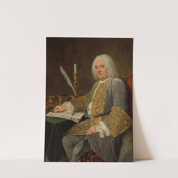 Portrait of Jean-Gabriel du Theil at the Signing of the Treaty of Vienna by Jacques-André-Joseph Aved