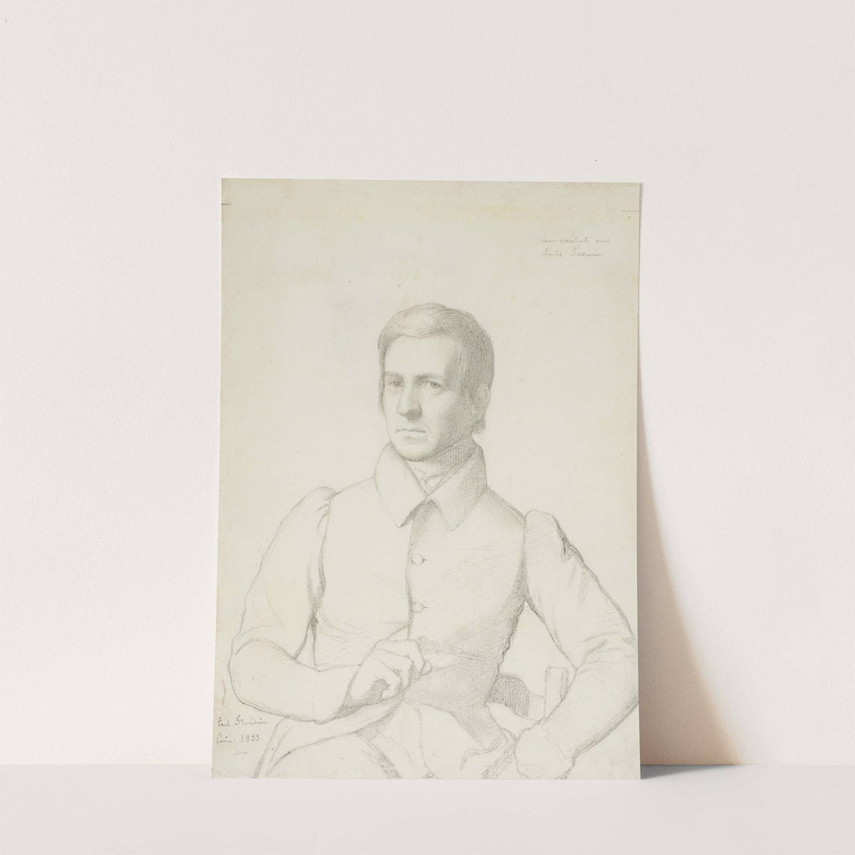 Portrait of Jean-Louis Lacuria (1833) by Jean-Paul Flandrin