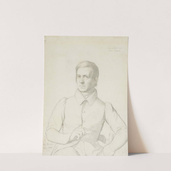 Portrait of Jean-Louis Lacuria (1833) by Jean-Paul Flandrin