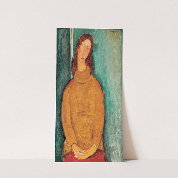 Portrait Of Jeanne Hébuterne by Amedeo Modigliani