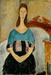 Portrait of Jeanne Hebuterne, Seated (1918)