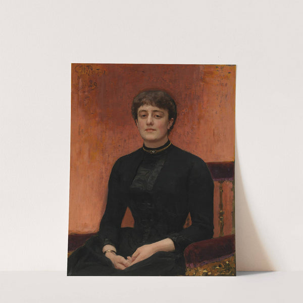 Portrait Of Jelizaveta Zvantseva by Ilya Efimovich Repin