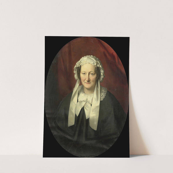 Portrait of Johanna Maria Parvé, Wife of Hendrik André Cornelis Tierens (1857) by Bastiaan De Poorter