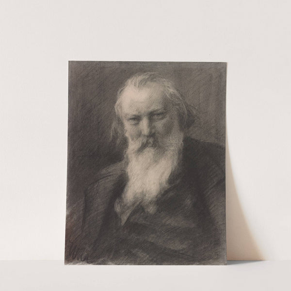 Portrait of Johannes Brahms by William Unger