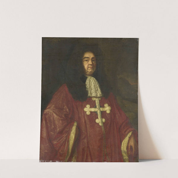 Portrait of Johannes Camprich van Cronefelt, Knight of the Order of St. Maurice and St. Lazarus, Imperial German Ambassador to The Hague by Simon Ruys