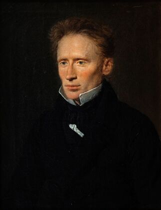Portrait of Johannes Dam Hage (1800-1837), editor of ‘Fædrelandet’ (The Fatherland) (1837)