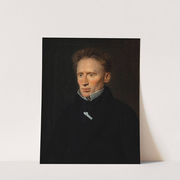 Portrait of Johannes Dam Hage (1800-1837), editor of ‘Fædrelandet’ (The Fatherland) (1837) by Christian Albrecht Jensen