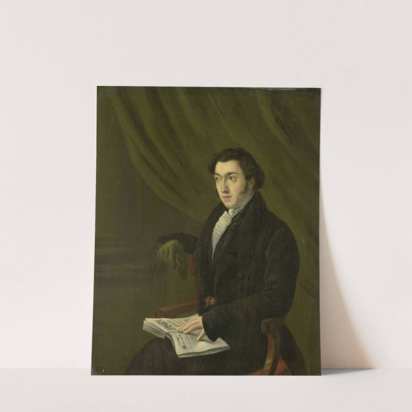 Portrait of Johannes Petrus Schouberg, Stamp Engraver at the Imperial Mint in Utrecht by Abraham Hendrik Winter