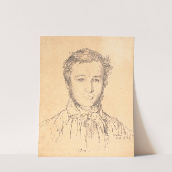 Portrait of Jørgen Roed by Christen Købke