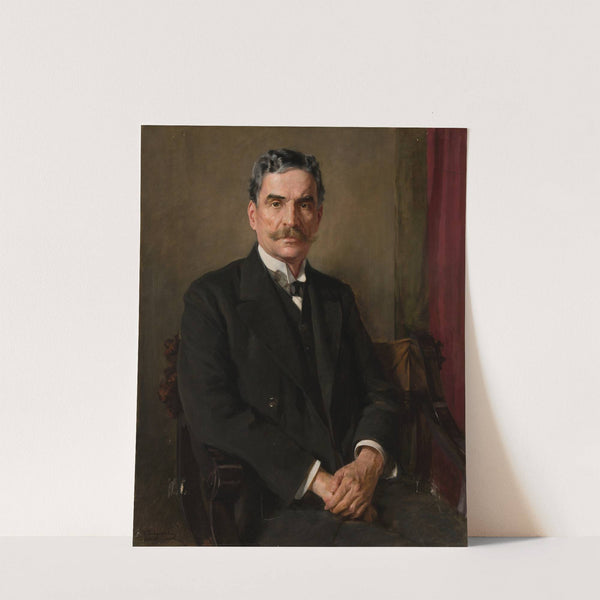 Portrait of Józef Pakies by Kazimierz Pochwalski