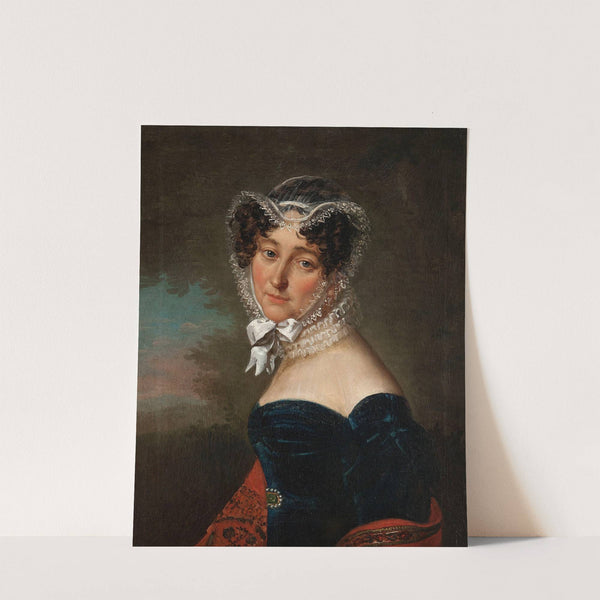 Portrait of Józefa Węgleńska née Tyrowska (1824) by Aleksander Kokular
