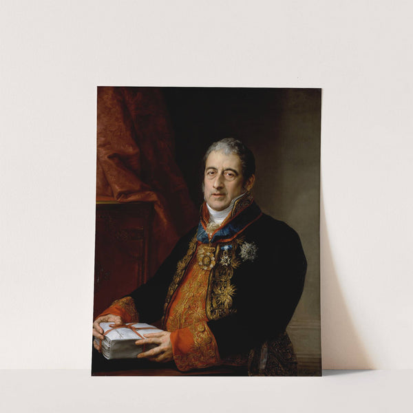 Portrait Of Juan Miguel De Grijalba by Vicente López Portaña