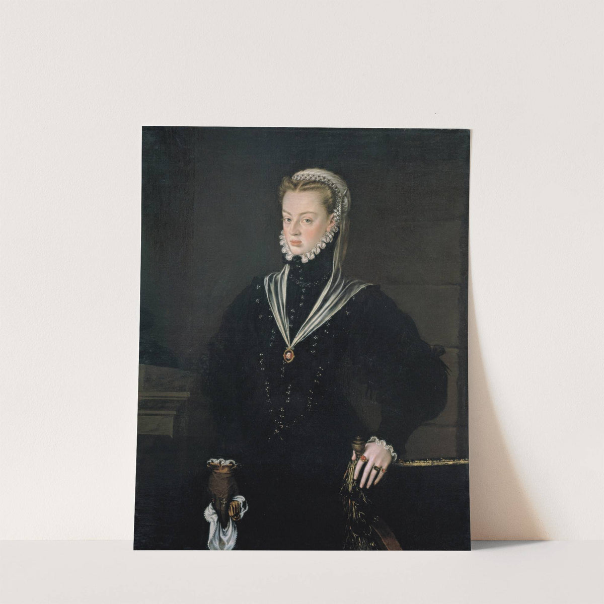 Portrait of Juana of Austria, Princess of Portugal by Alonso Sánchez Coello