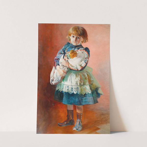 Portrait of Julia, artist's daughter, with a doll by Jacek Malczewski
